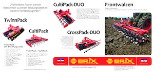 Газонні та польові катки Brix Twinn 400 FH