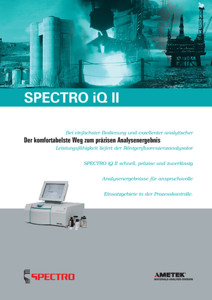 Металеві аналізатори Spectro SPECTRO IQ