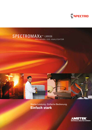 Металеві аналізатори Spectro SPECTROMAXx