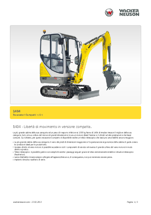 Міні-екскаватори Neuson 1404