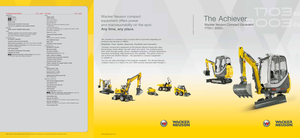 Міні-екскаватори Wacker Neuson 1703