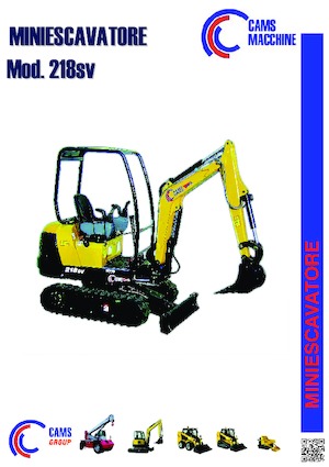 Міні-екскаватори Cams 218
