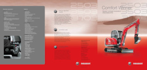 Міні-екскаватори Neuson 2503