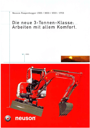 Міні-екскаватори Neuson 2503