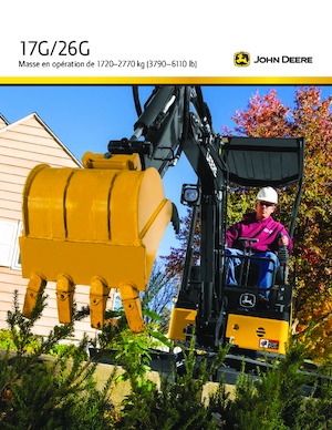 Міні-екскаватори John Deere Construction 30G