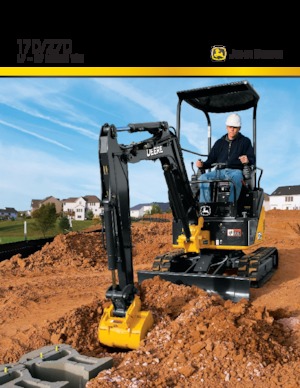 Міні-екскаватори John Deere Construction 17D