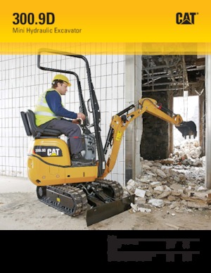 Міні-екскаватори Caterpillar 300.9D