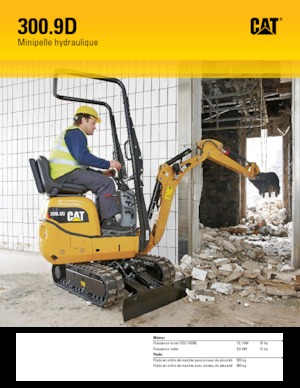 Міні-екскаватори Caterpillar 300.9D