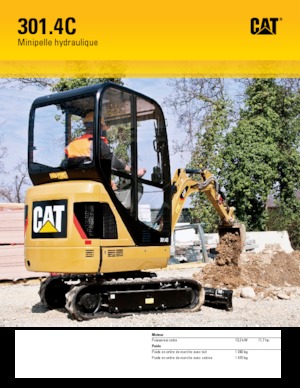 Міні-екскаватори Caterpillar 301.4C