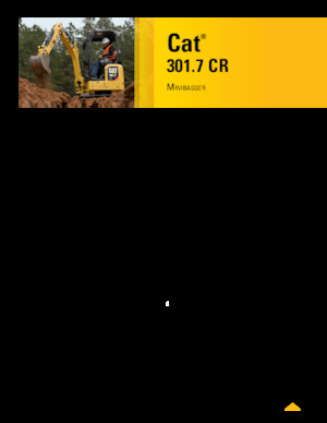 Міні-екскаватори Caterpillar 301.7 CR