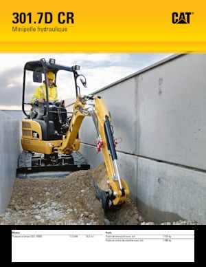 Міні-екскаватори Caterpillar 301.7D CR
