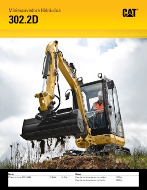 Міні-екскаватори Caterpillar 302.2D