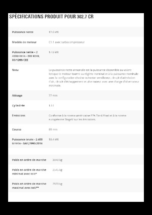 Міні-екскаватори Caterpillar 302.7 CR