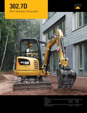Міні-екскаватори Caterpillar 302.7D