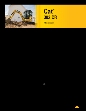 Міні-екскаватори Caterpillar 302 CR