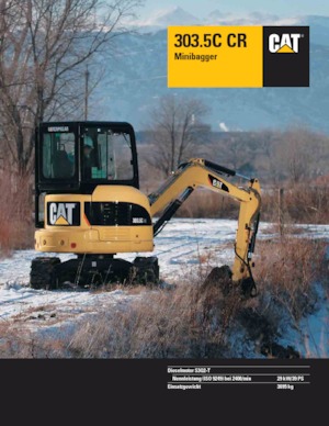 Міні-екскаватори Caterpillar 303.5C CR