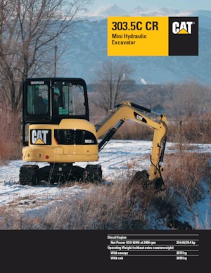 Міні-екскаватори Caterpillar 303.5C CR