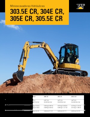Міні-екскаватори Caterpillar 303.5E CR