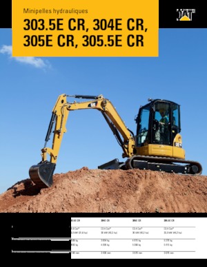 Міні-екскаватори Caterpillar 303.5E CR