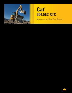 Міні-екскаватори Caterpillar 304.5E2 XTC