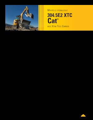 Міні-екскаватори Caterpillar 304.5E2 XTC