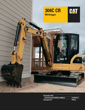 Міні-екскаватори Caterpillar 304C CR