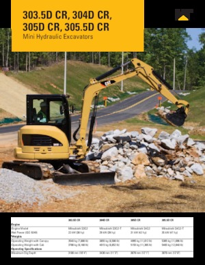 Міні-екскаватори Caterpillar 305.5D