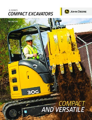 Міні-екскаватори John Deere Construction 30G