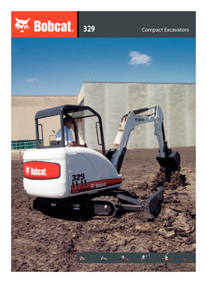 Міні-екскаватори Bobcat 329