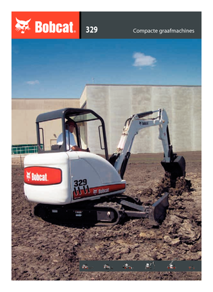 Міні-екскаватори Bobcat 329