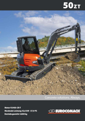 Міні-екскаватори Eurocomach 50 ZT