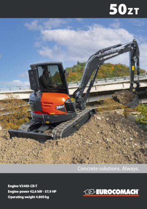 Міні-екскаватори Eurocomach 50 ZT