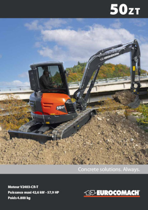 Міні-екскаватори Eurocomach 50 ZT