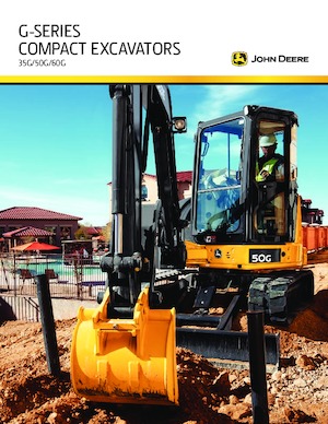 Міні-екскаватори John Deere Construction 35G