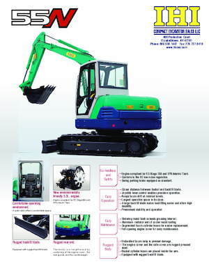 Міні-екскаватори IHI 55N-3