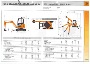 Міні-екскаватори JCB 8032 Z