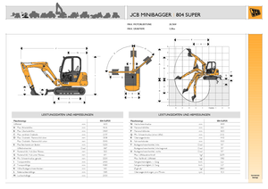 Міні-екскаватори JCB 804 Super