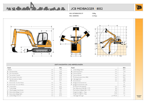 Міні-екскаватори JCB 8052