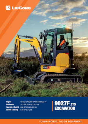 Міні-екскаватори Liugong 9027FZTS