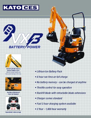 Міні-екскаватори Kato 9VXB