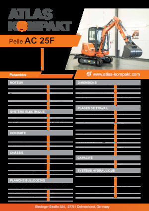 Міні-екскаватори Atlas Kompakt AC 25F 