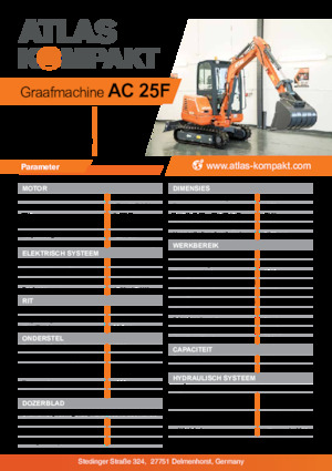 Міні-екскаватори Atlas Kompakt AC 25F 