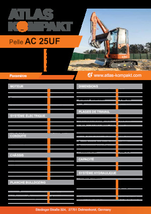 Міні-екскаватори Atlas Kompakt AC 25UF