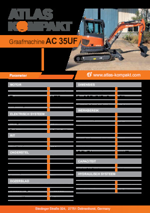 Міні-екскаватори Atlas Kompakt AC 35UF
