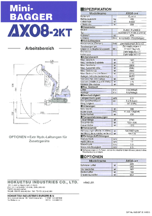 Міні-екскаватори Airman AX 08-3