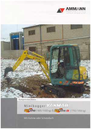 Міні-екскаватори Yanmar B 15-3 EX