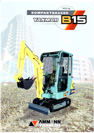 Міні-екскаватори Yanmar B 15-3