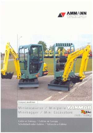 Міні-екскаватори Yanmar B 17-3