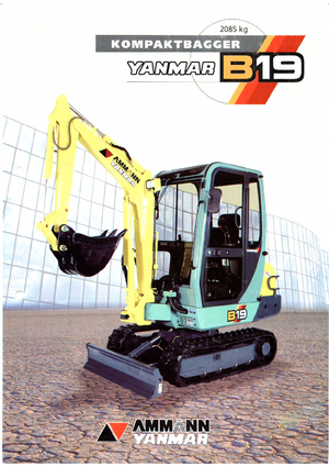Міні-екскаватори Yanmar B 19