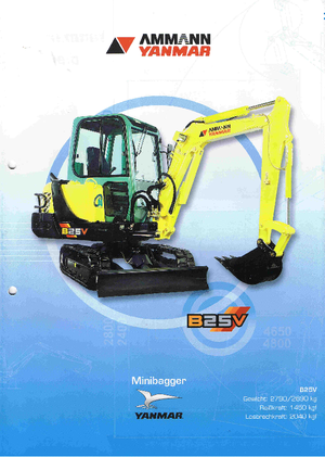 Міні-екскаватори Yanmar B 25 V